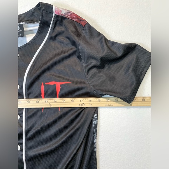 Halloween IT Horror Baseball Jersey Shirt Size Small NWOT Movie Themed Shirt - Picture 5 of 7